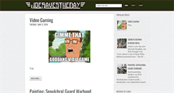 Desktop Screenshot of joesavestheday.com